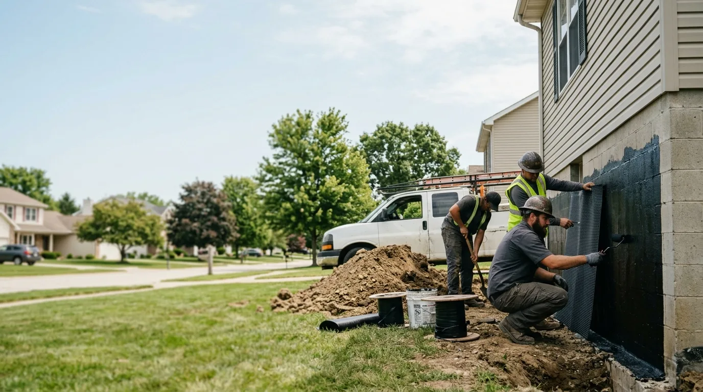 Basement Waterproofing in Kilbourne, IL near me